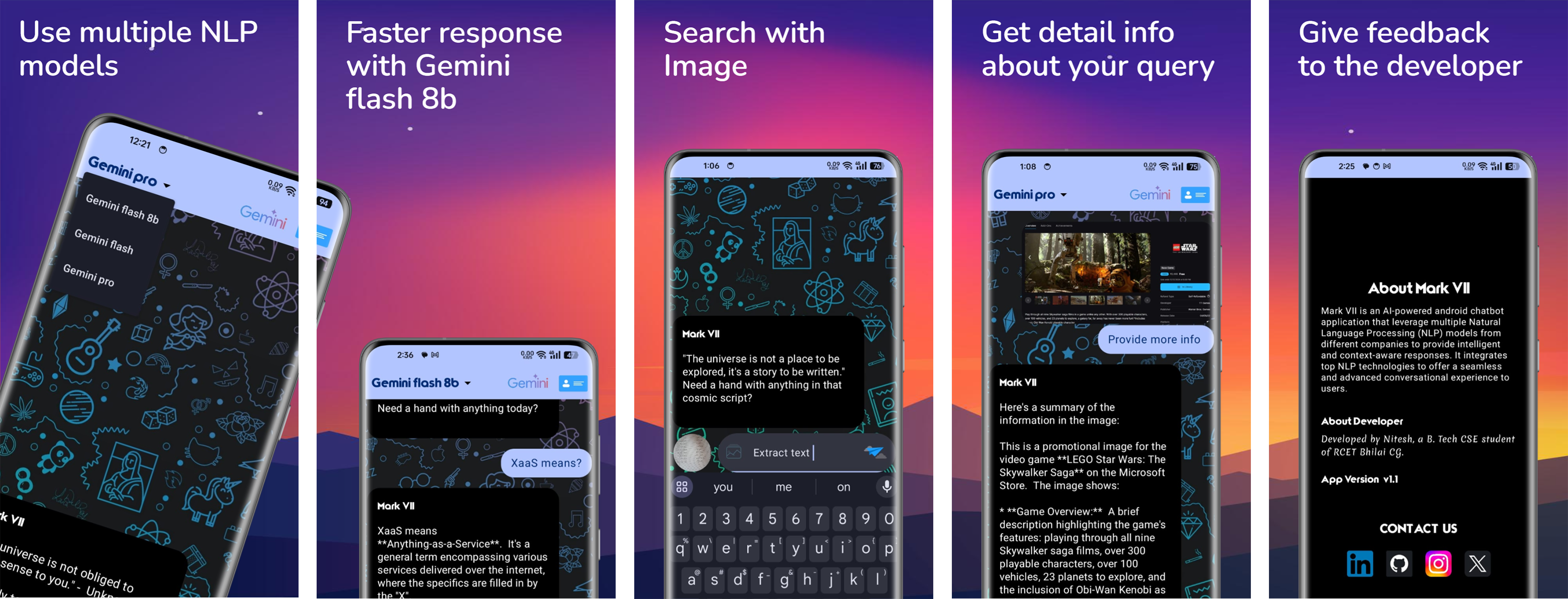 Mark-VII (Multi LLMs Android Chatbot)